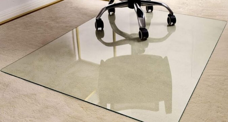 Glass Chair Mat Glass Floor Mat Fab Glass Mirror