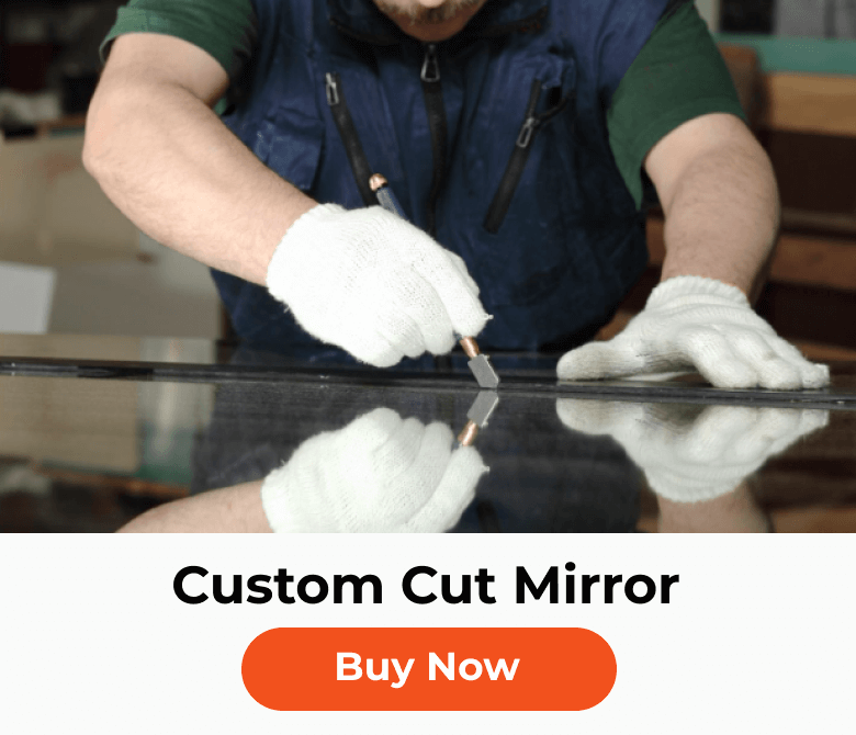 Instant Quotes Available 1/4 Thick, Custom Cut, Custom Size Mirror Glass 